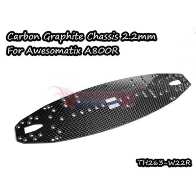Awesomatix A800R Carbon Graphite Chassis 2.2mm TH263-W22R